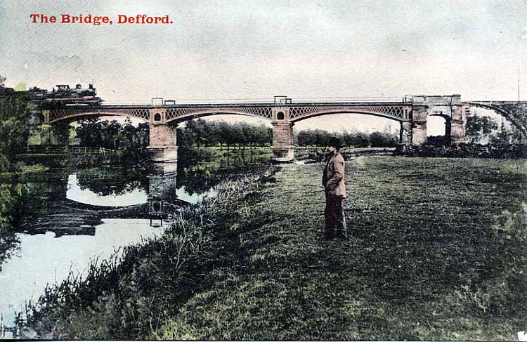 Old Train on Defford Bridge